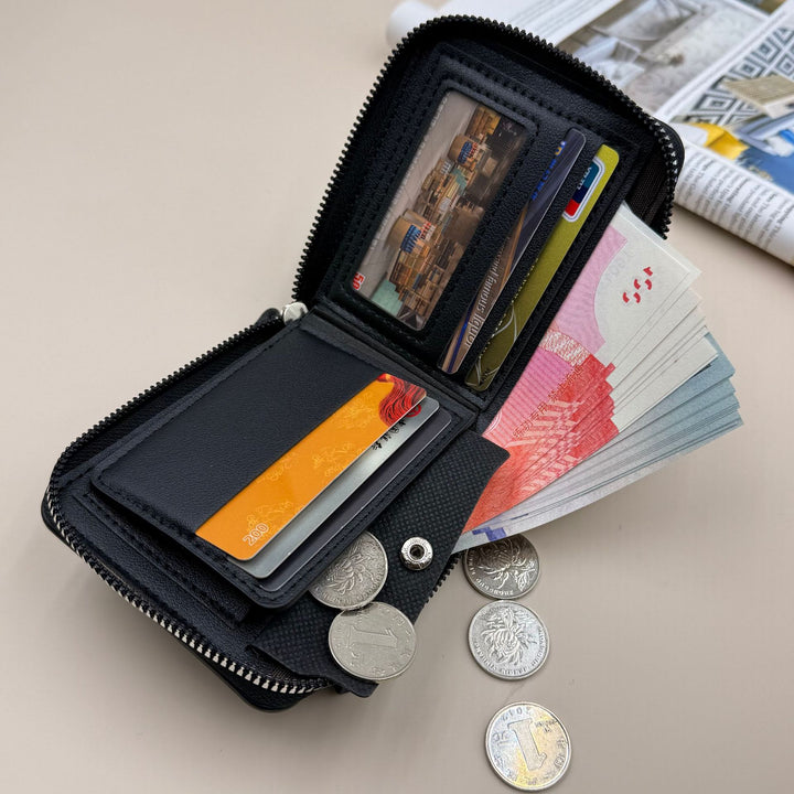 Leather Zip Wallet