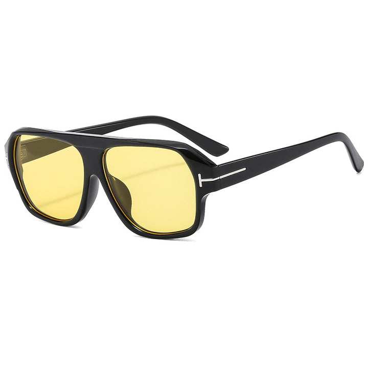 Women's oversized sunglasses with square frame and polarized lenses Bowlift
