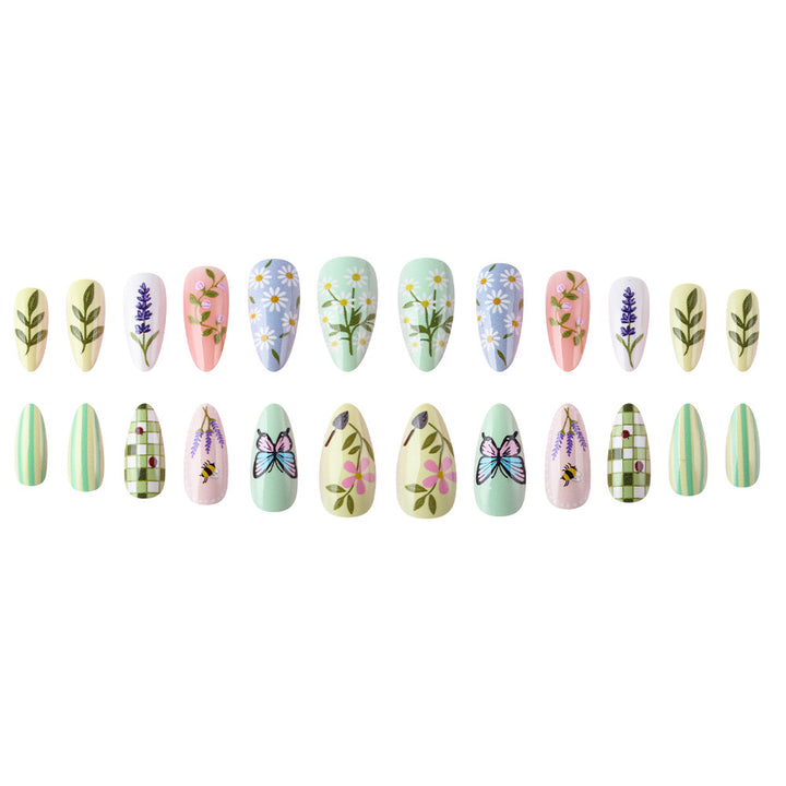 Artistic Floral Nail Art Bowlift 1787542804