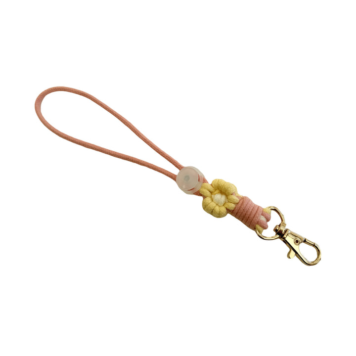 Floral Macrame Keychain Holder Bowlift