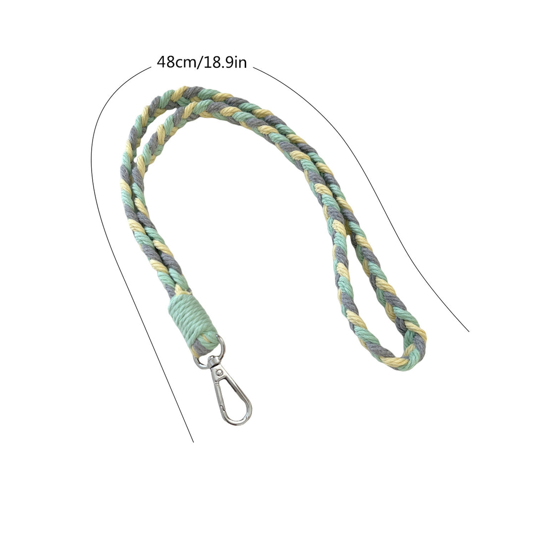 Braided Cotton Dog Leash Bowlift