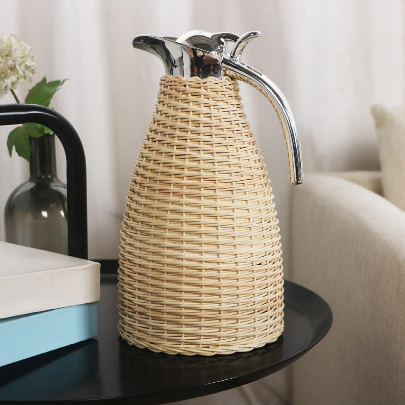 Decorative Woven Pitcher Bowlift