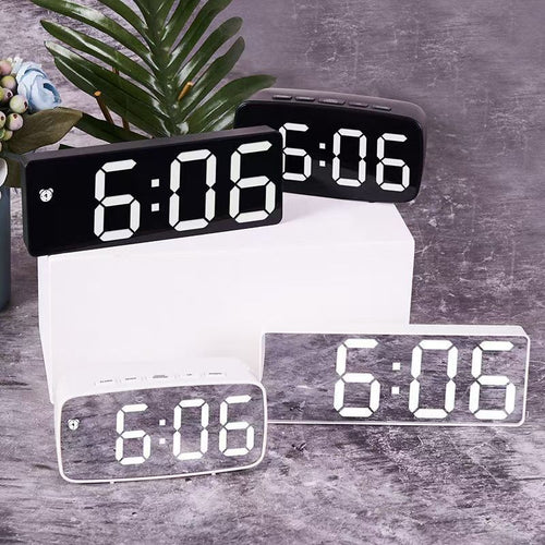 Digital alarm clock with large LED display Bowlift