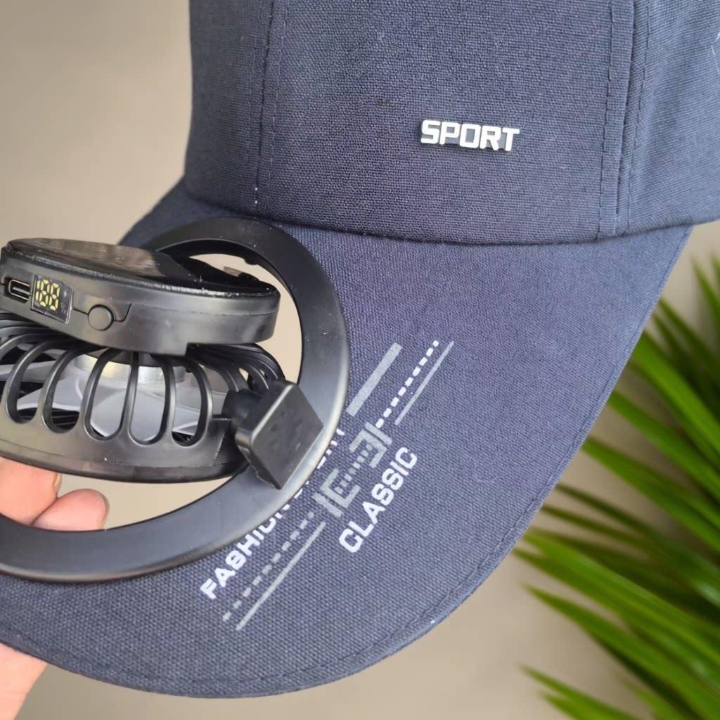 Portable solar-powered USB-C fan with digital battery indicator Bowlift