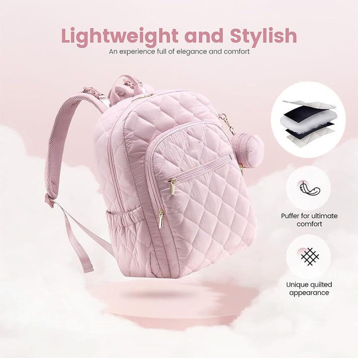 Padded Backpack with Practical Interior Organizer Bowlift