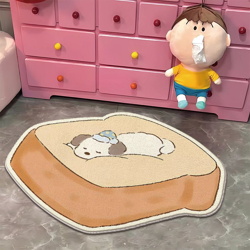 Playful Cake-Shaped Floor Mat