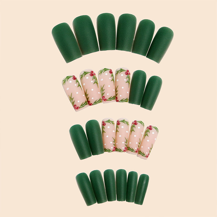 Artful Nail Tips with Botanical Motifs Bowlift
