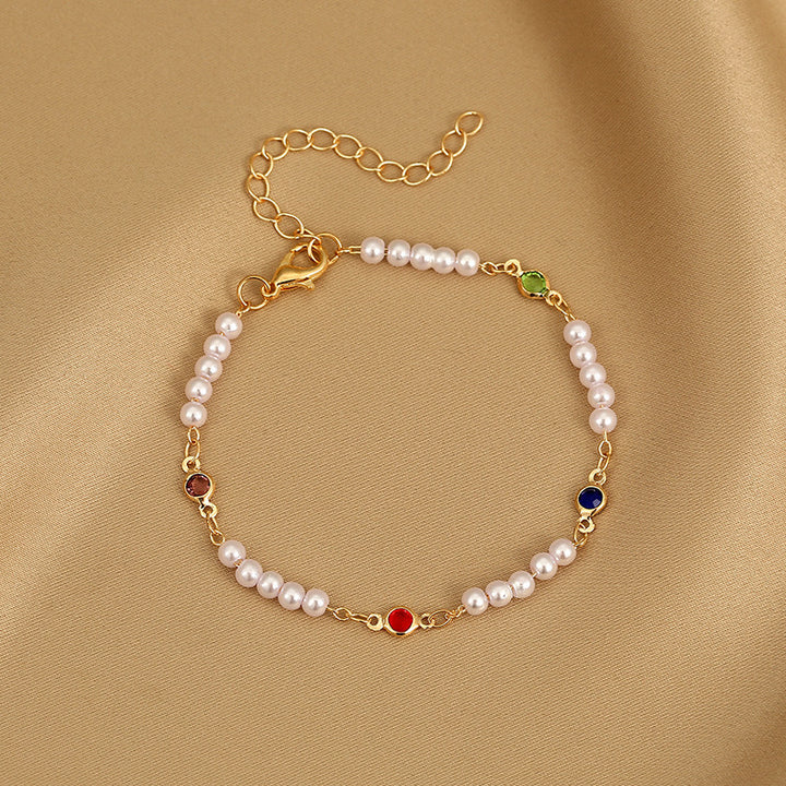 Butterfly and Daisy Charm Anklet Bowlift