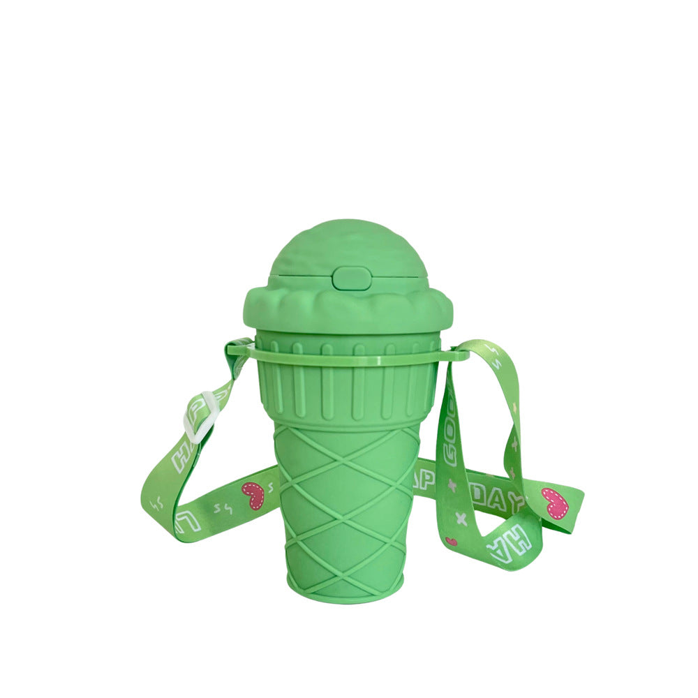 Women's Creative Ice Cream Cup Drinking Bottle Bowlift
