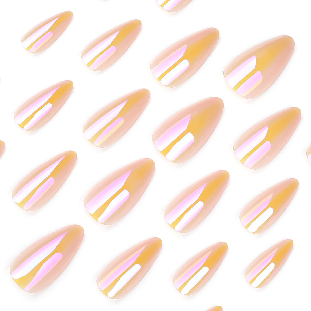 Stylish and shimmering nail extensions Bowlift