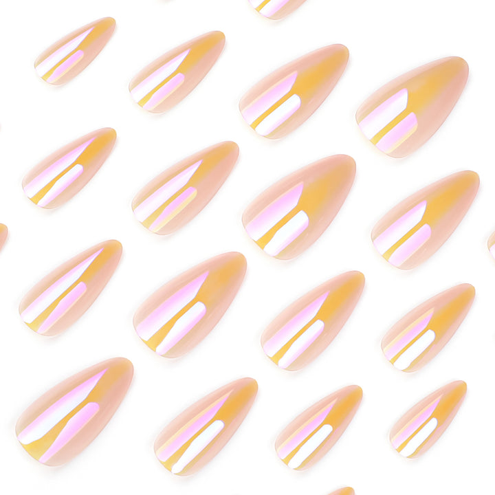 Stylish and shimmering nail extensions Bowlift