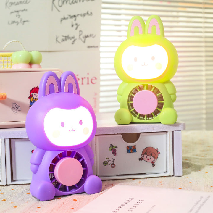 Ladies Portable Mini Fan in Cute Animal Design Bowlift