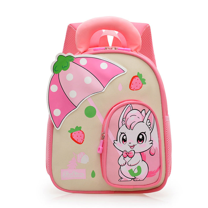 Kids' Playful Cartoon Character Backpack Bowlift