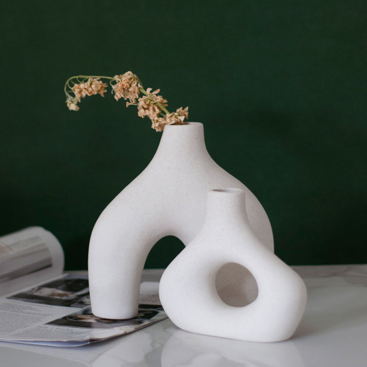 Abstract Sculptural Ceramic Vase