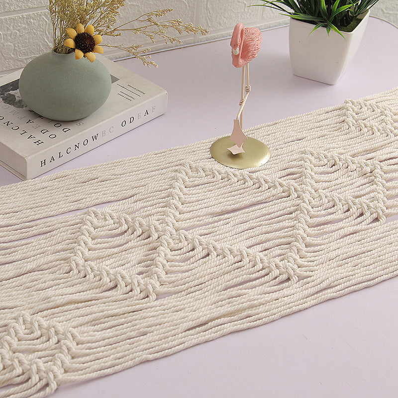 Bohemian Woven Macrame Table Runner Bowlift