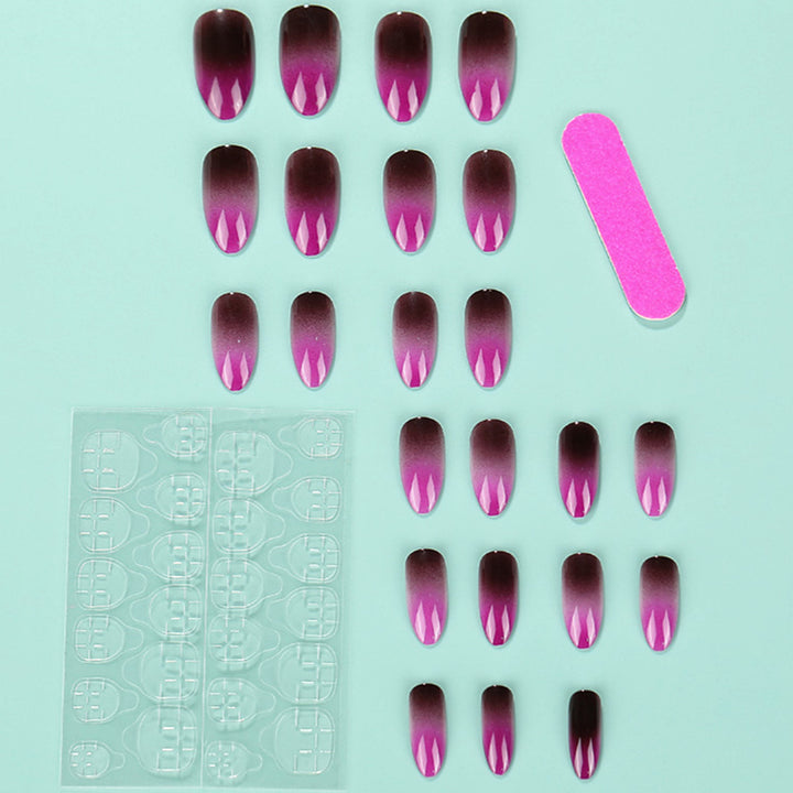 Artificial nails with modern ombre effect Bowlift