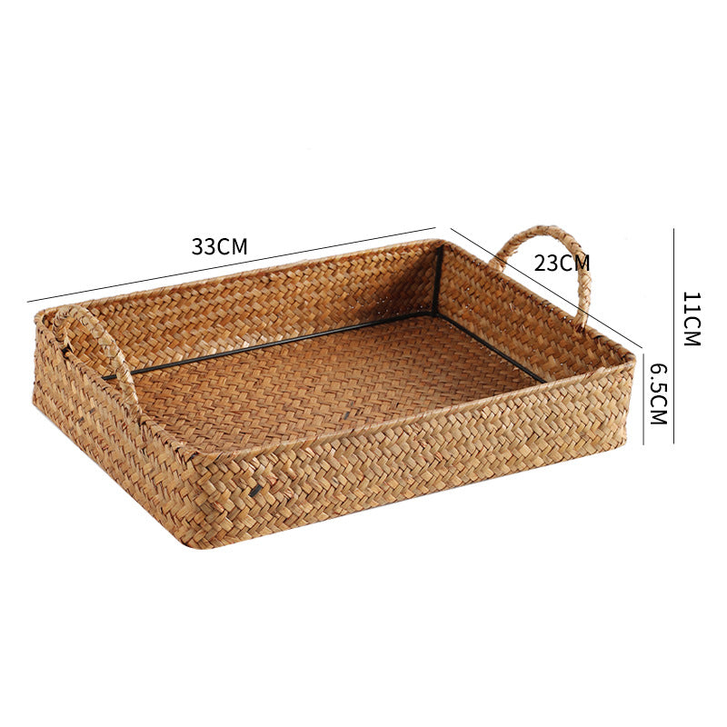 Unisex Handwoven Serving Tray Bowlift