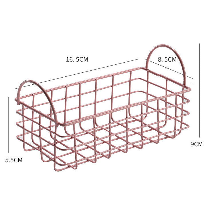 Unisex Wire Storage Basket with Ergonomic Handles Bowlift