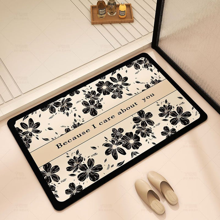 Inspirational Quote Bathroom Mat Bowlift