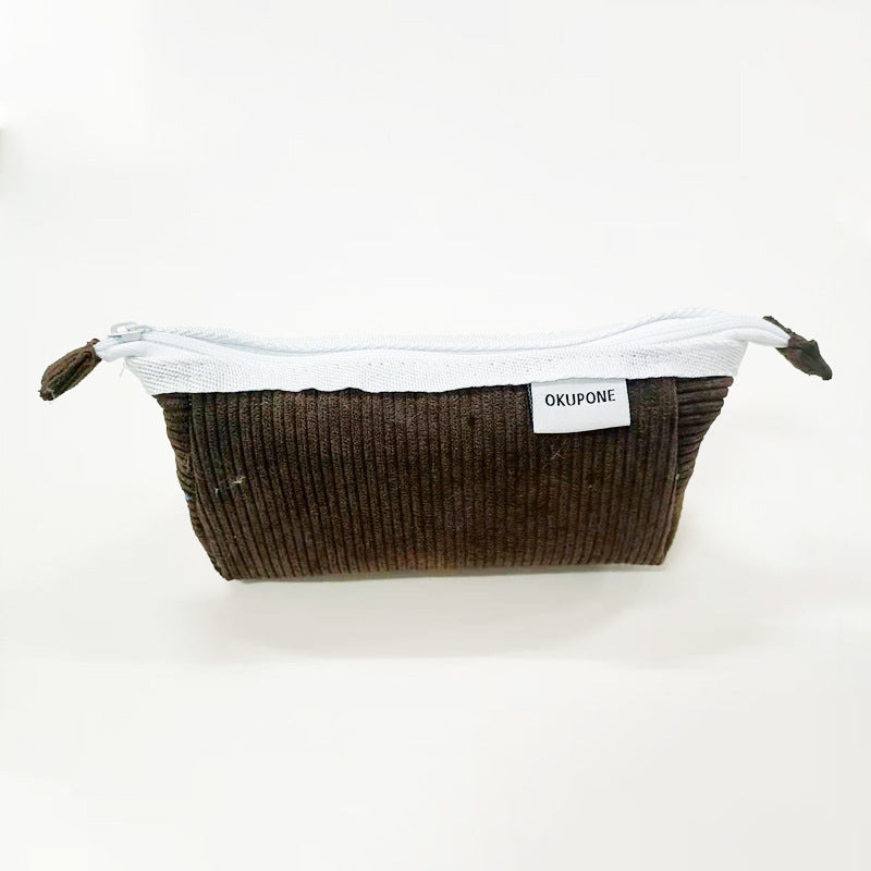 Corduroy Cosmetic Pouch Bowlift