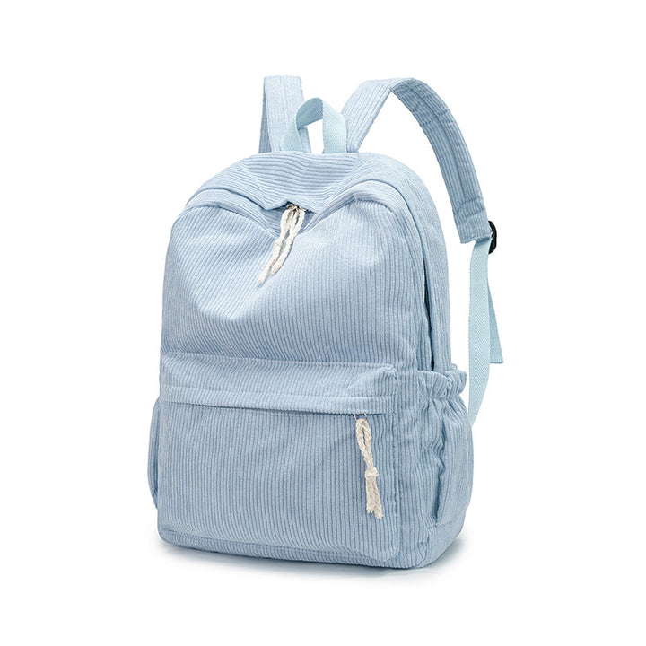 Corduroy Fabric Backpack Bowlift