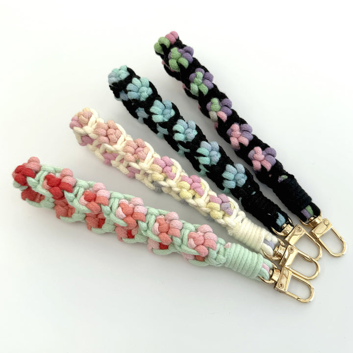 Handcrafted Macrame Keychain Holder Bowlift