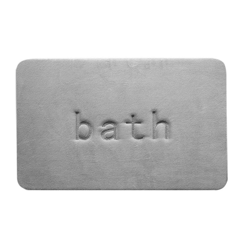 Stylish Absorbent Bathroom Mat Bowlift
