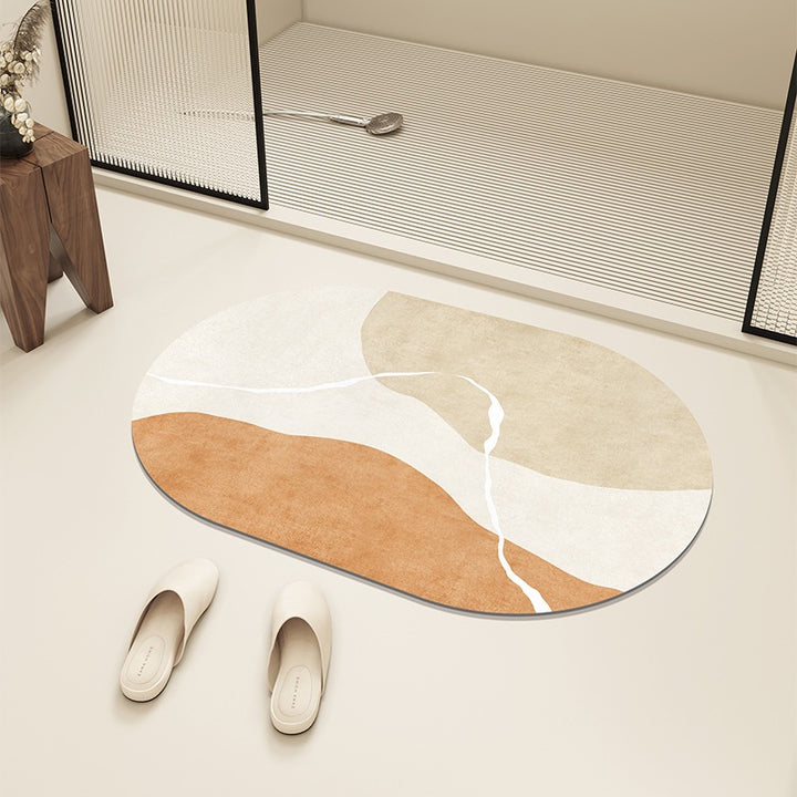 Unisex Non-Slip Memory Foam Bath Mat Bowlift