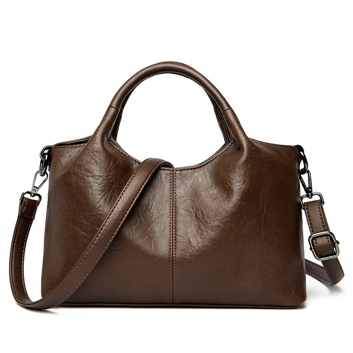 Classic Faux Leather Handbag Bowlift