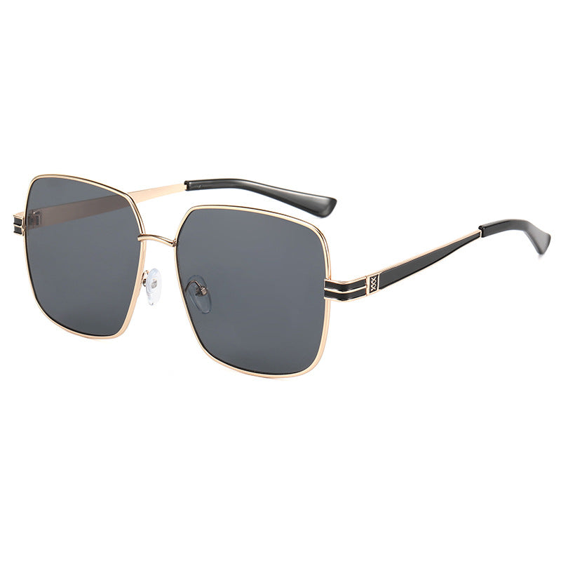 Women's fashionable square glasses with delicate metal frame Bowlift