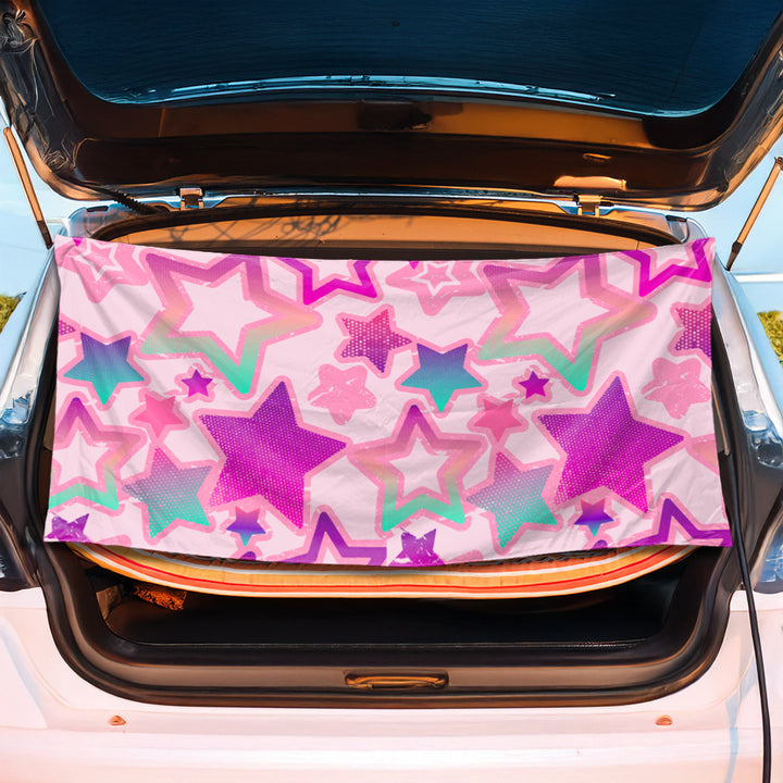 Multifunctional beach towel with cheerful fruit pattern Bowlift