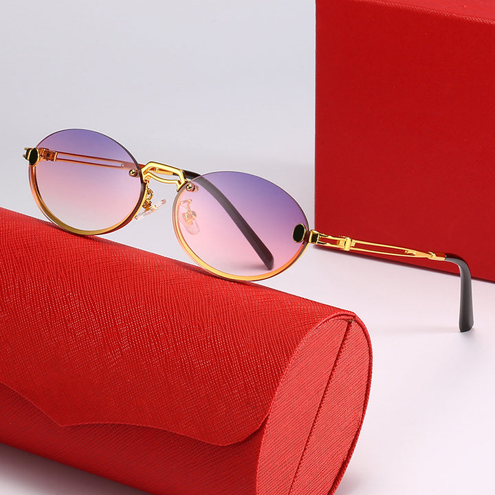 Women's fashionable sunglasses with intricate metal frame and stylish design Bowlift