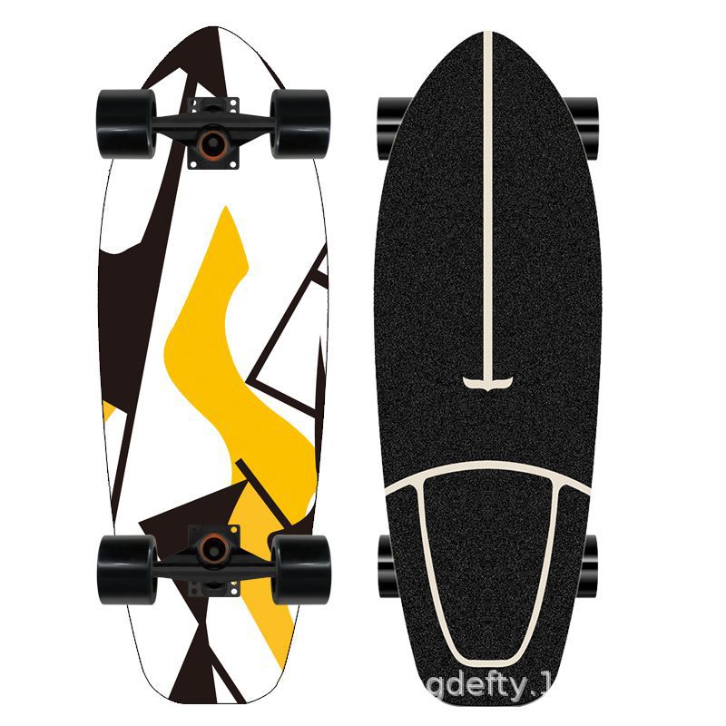 Artistic Lion Design Skateboard Bowlift