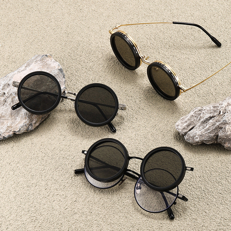 Women multifunctional sunglasses with removable lenses Bowlift