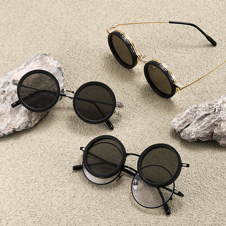 Women multifunctional sunglasses with removable lenses Bowlift