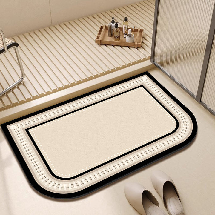 Soft Textured Cloud-Shaped Bath Mat Bowlift