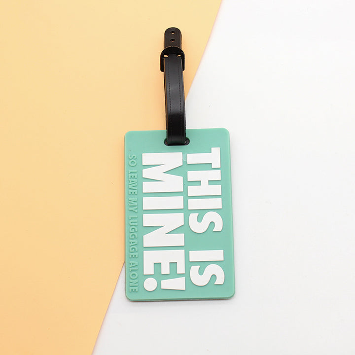 Unisex Luggage Tag with Personal Message Bowlift