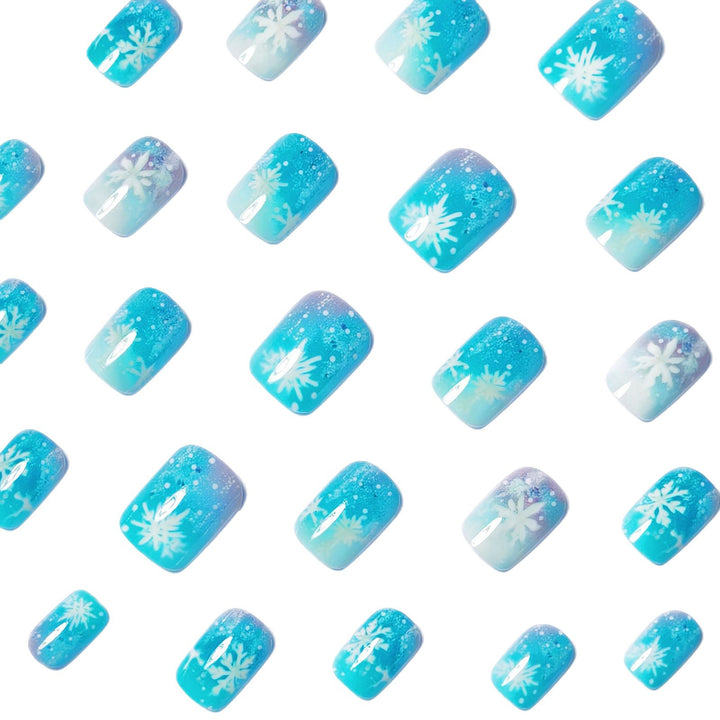 Winter-Themed Decorative Nail Art Bowlift