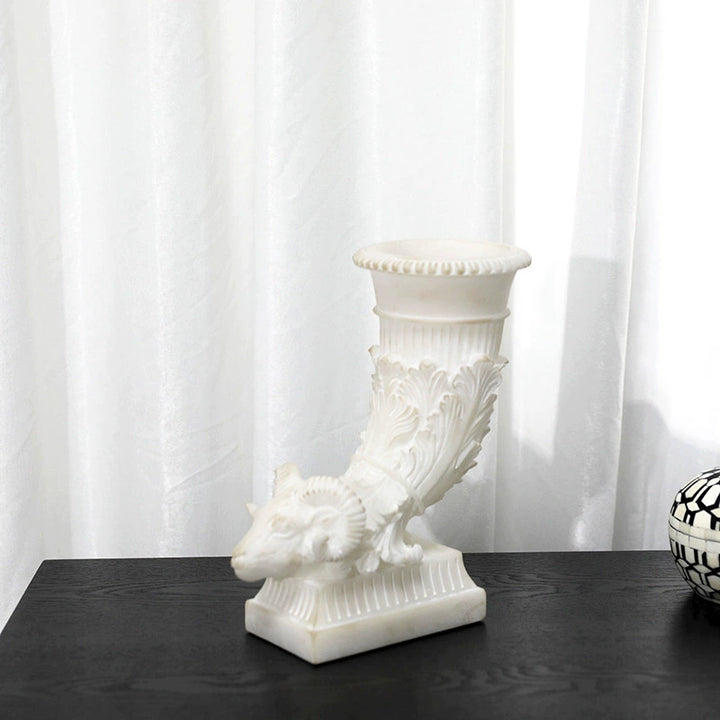Decorative Ram Head Planter