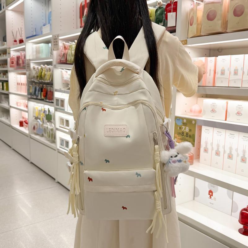 Trendy Auxiliary Pocket Backpack