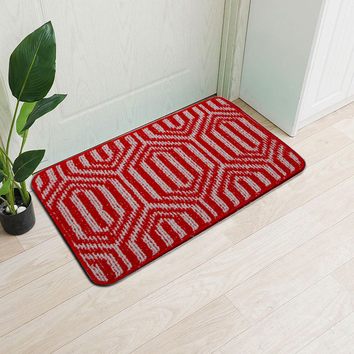 Geometric Print Anti-Slip Bath Mat Bowlift