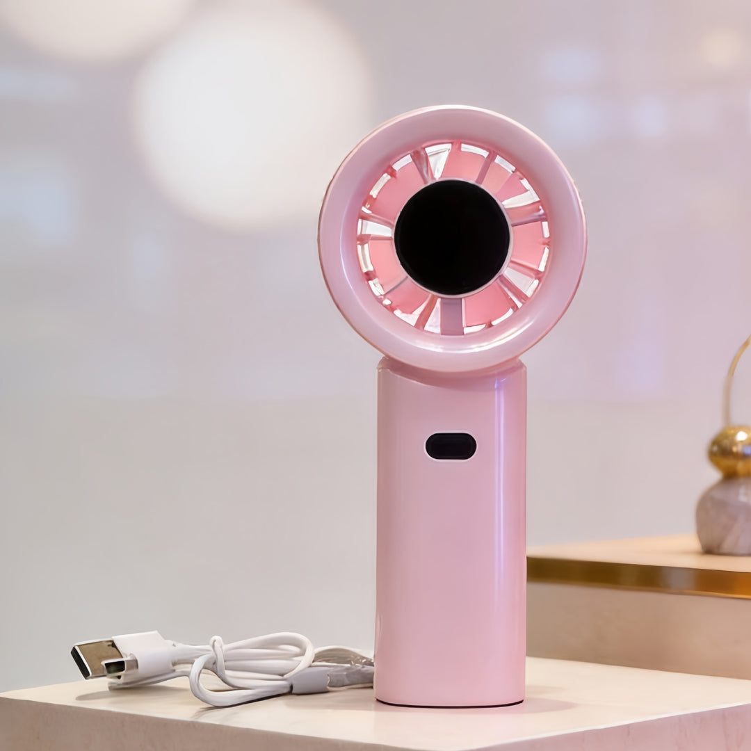 Women Portable Mini Fan with USB Charging Function Bowlift