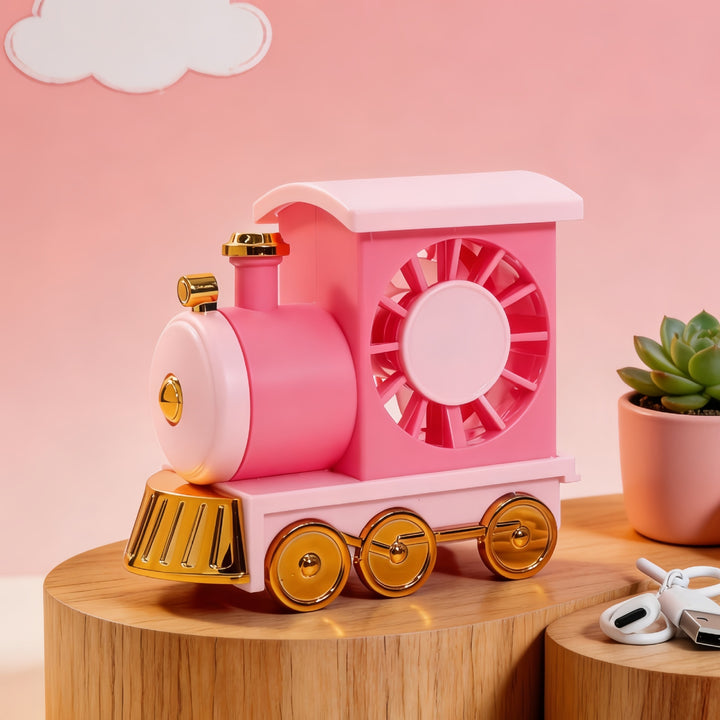 Women's Portable Hand Fan with Cute Animal Ear Design Bowlift