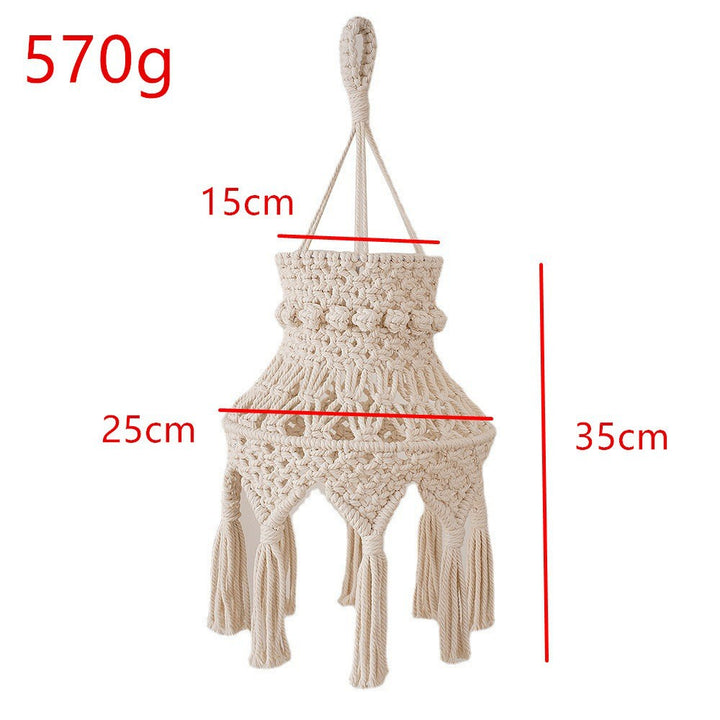 Macramé Hanging Light Shade Bowlift