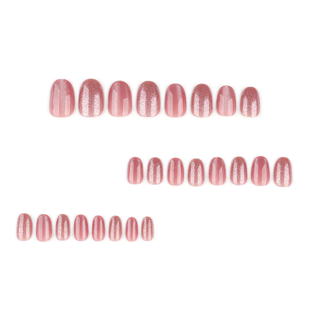 Glamorous artificial nails with glitter accents Bowlift