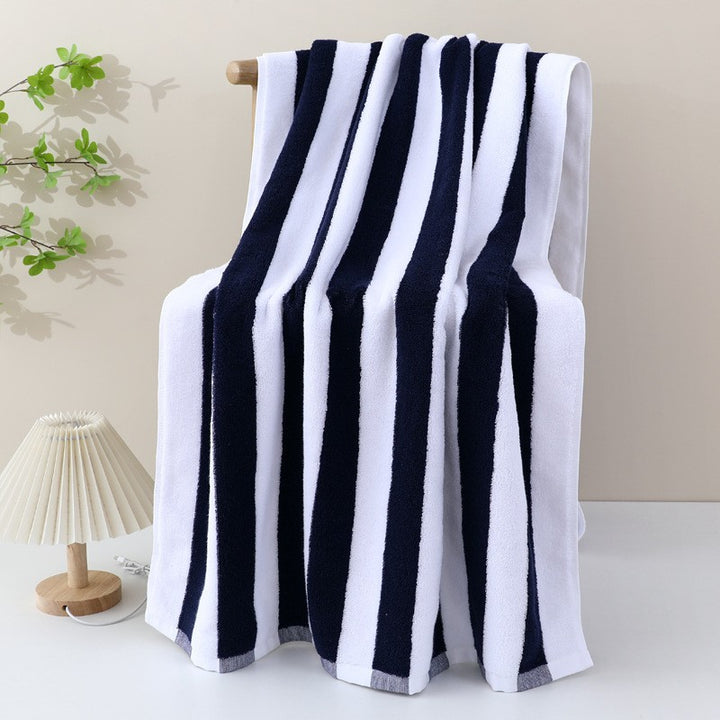 Premium Bath Towel With Elegant Stripe Pattern Bowlift