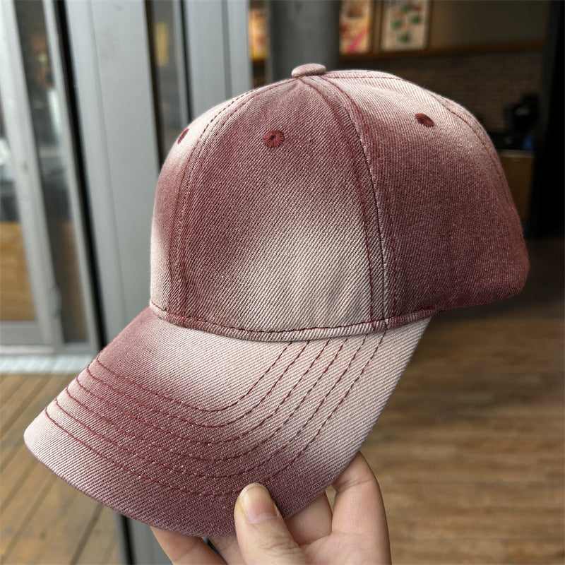 Women's Distressed Denim Baseball Cap Bowlift 1784083710