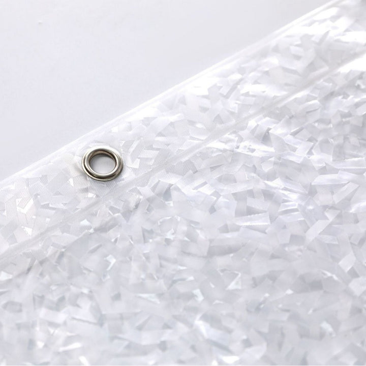 Elegant Textured Shower Curtain Bowlift