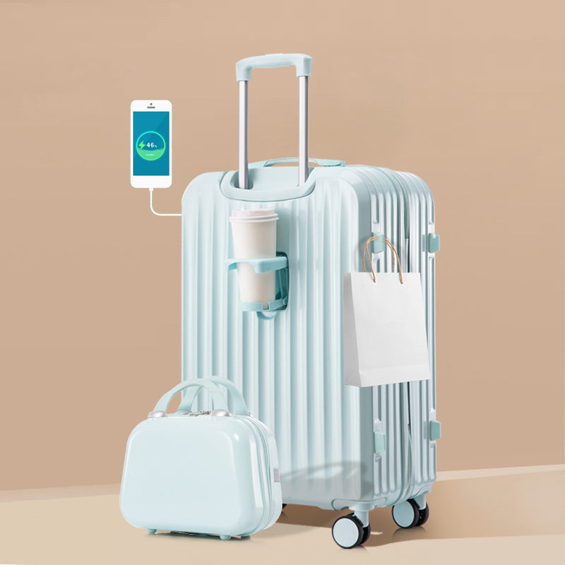 Smart Charging Hard-Shell Suitcase Bowlift