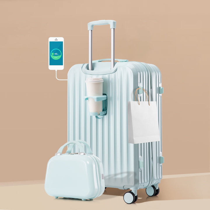 Smart Charging Hard-Shell Suitcase Bowlift